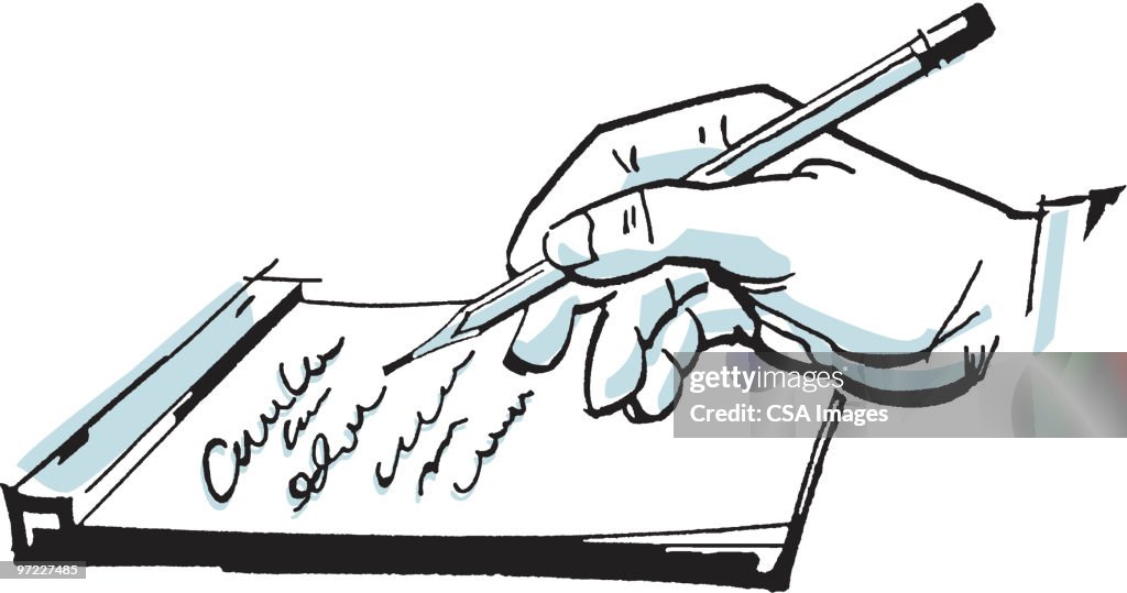 Hand Type Note Handwritten Note High-Res Vector Graphic - Getty Images