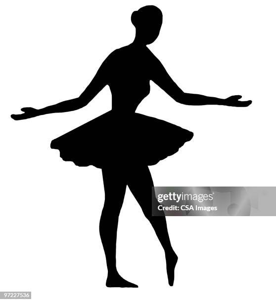 dancer - tutu stock illustrations