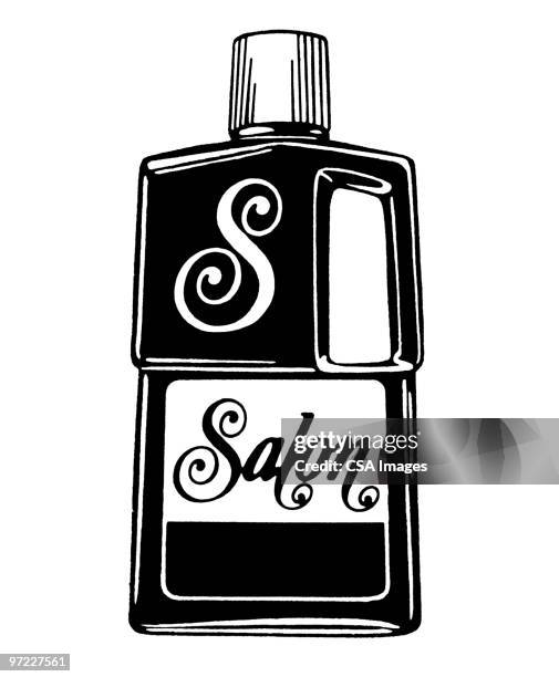 salon brand - shampoo stock illustrations