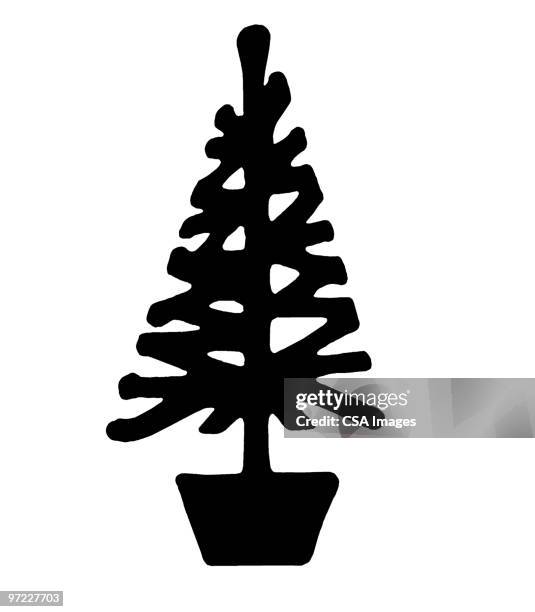tree - topiary stock illustrations