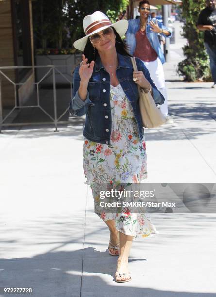 Kyle Richards is seen on June 11, 2018 in Los Angeles, CA.