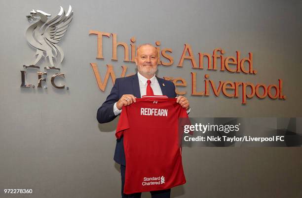 Liverpool Ladies new manager Neil Redfearn is unveiled at Anfield on June 8, 2018 in Liverpool, England.