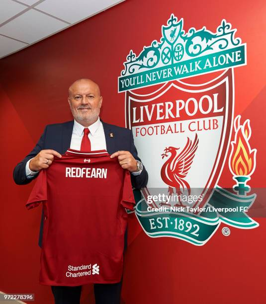 Liverpool Ladies new manager Neil Redfearn is unveiled at Anfield on June 8, 2018 in Liverpool, England.