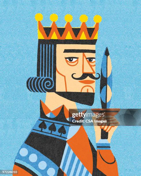illustrations, cliparts, dessins animés et icônes de king - monarque rôle social