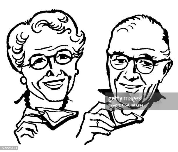 elderly - senioren männer stock-grafiken, -clipart, -cartoons und -symbole