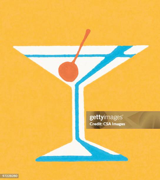 martini - food orange background stock illustrations