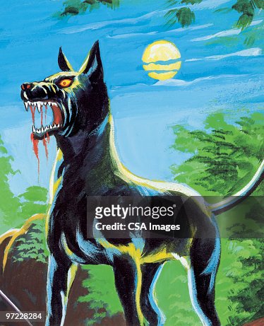 215点の犬 怖いイラスト素材 Getty Images