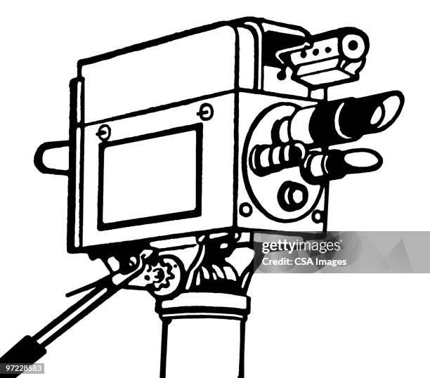 movie camera - television camera 幅插畫檔、美工圖案、卡通及圖標