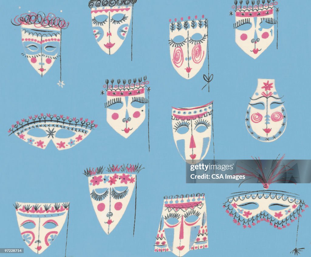 Mask Pattern Background Mask Pattern High-Res Vector Graphic - Getty Images