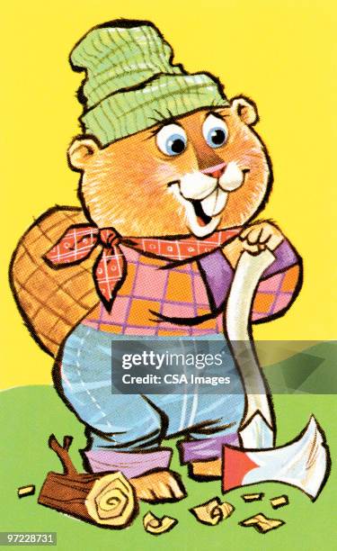 beaver - beaver stock illustrations