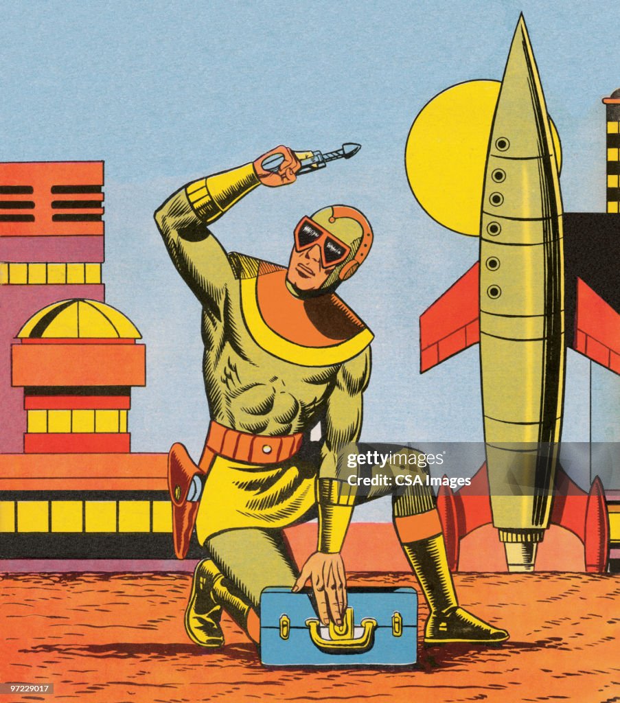 Rocket Man Pattern Rocketman High-Res Vector Graphic - Getty Images