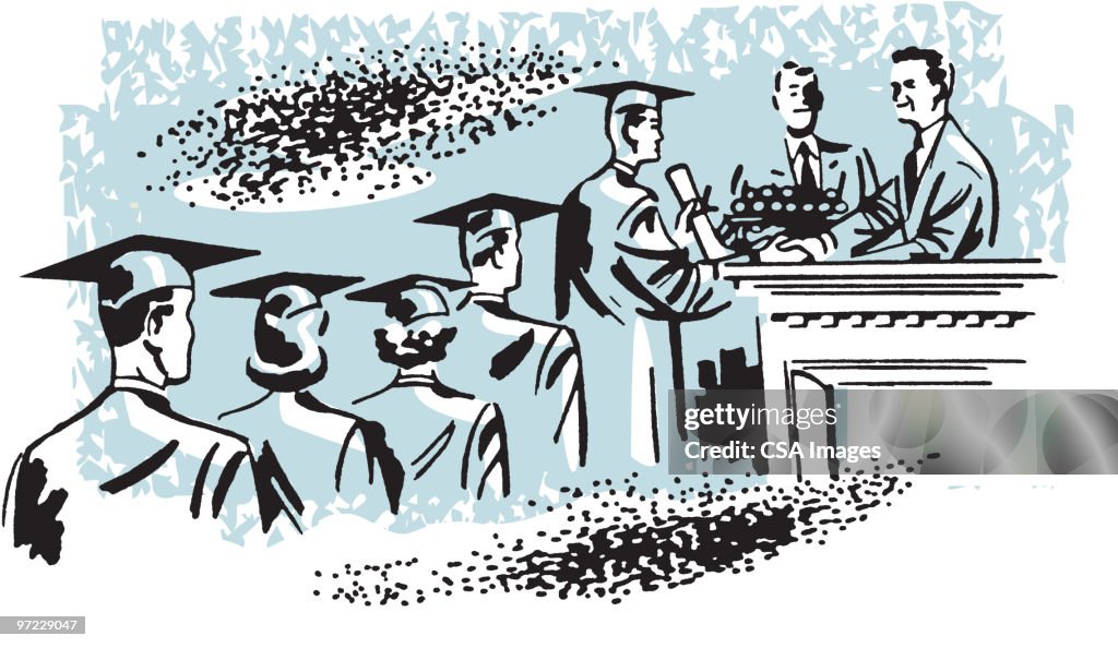 Graduation Processional Graphics Graduation Ceremony High-Res Vector Graphic - Getty Images