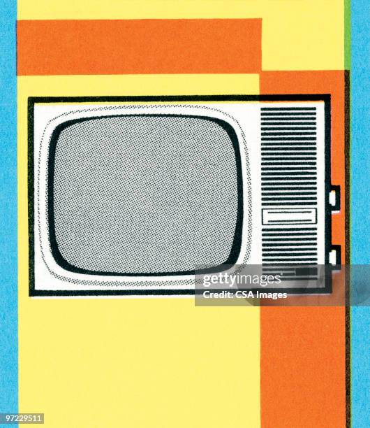 tv - noise stock illustrations