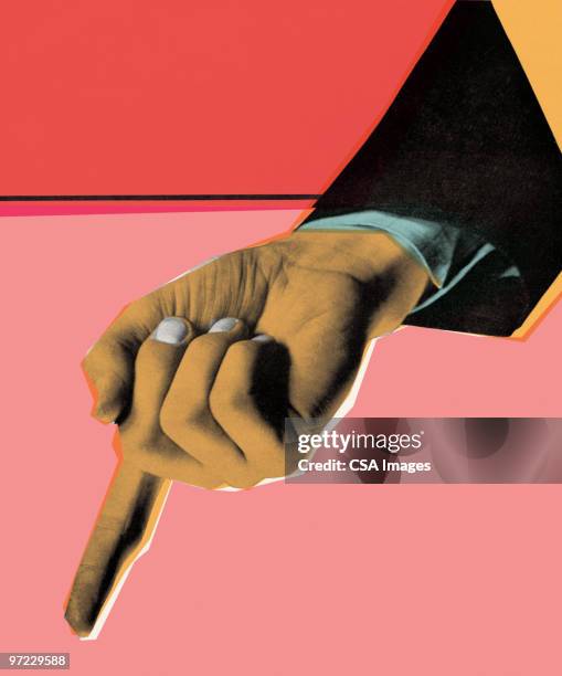 finger pointed down - finger stock-grafiken, -clipart, -cartoons und -symbole