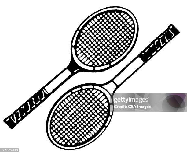 tennis - racquet stock illustrations