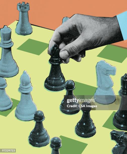 chess - playing chess stock illustrations