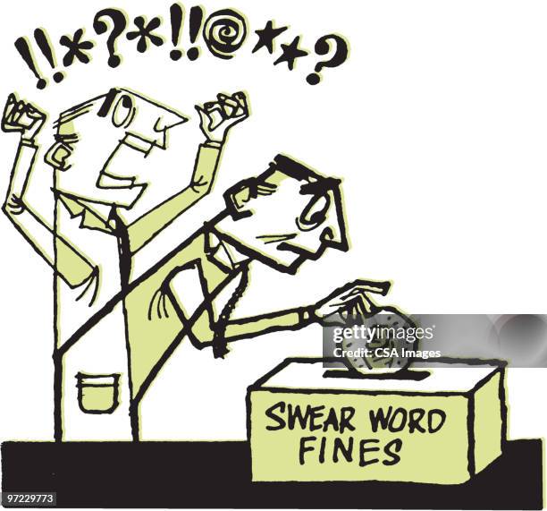 Stockillustraties, clipart, cartoons en iconen met Schelden - Getty Images