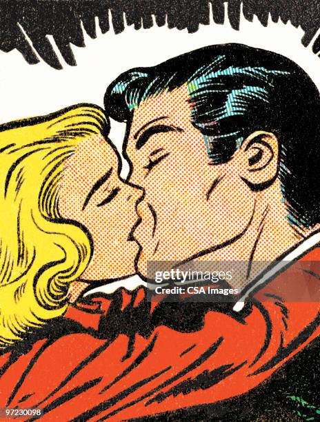 couple - küssen stock-grafiken, -clipart, -cartoons und -symbole