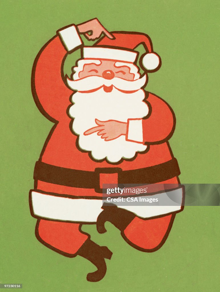 Dancing Santa Image Santa Claus Dancing High-Res Vector Graphic - Getty Images