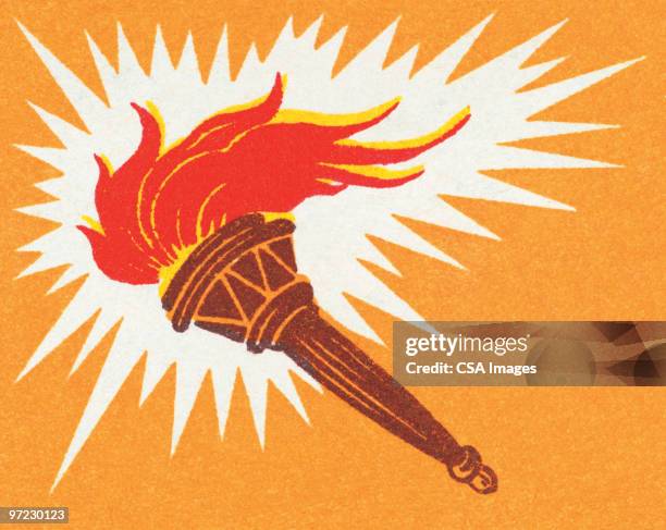 torch - olympics stock illustrations