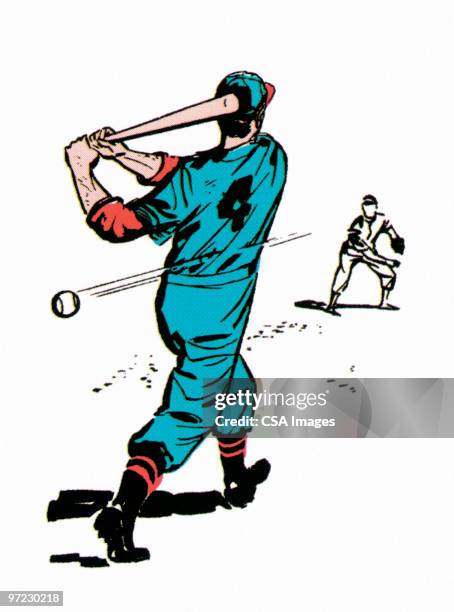batter - batting stock illustrations