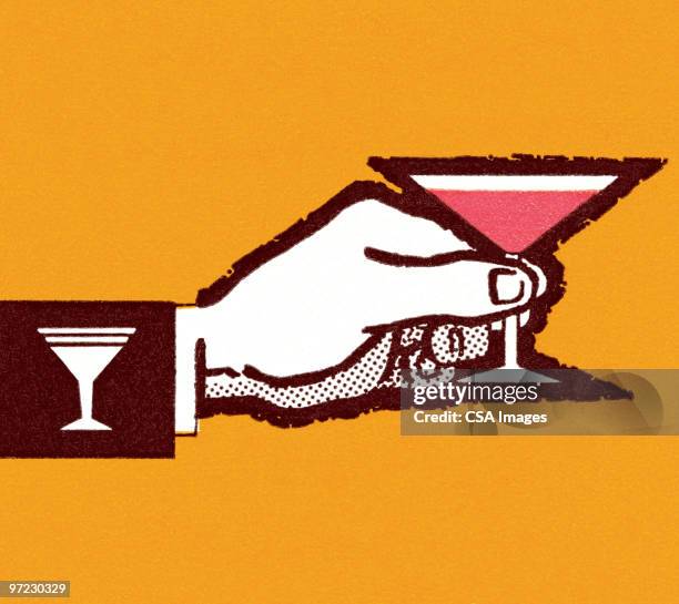 martini - cocktail party stock illustrations