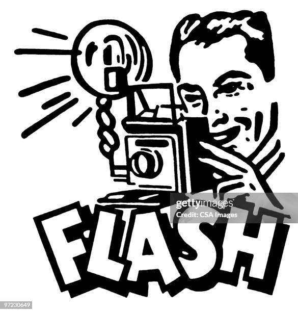 flash - one man only photos stock illustrations