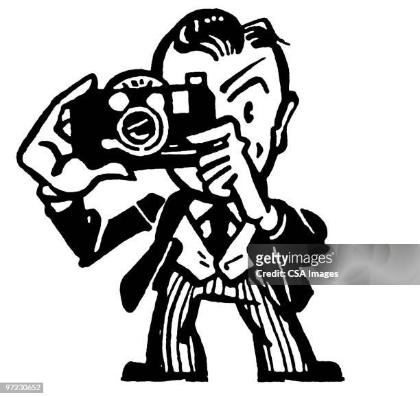 camera - one man only photos stock illustrations