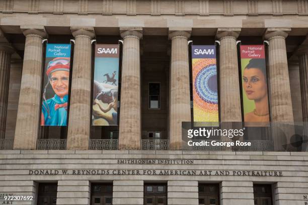 The exterior of the National Portrait Gallery is viewed on June 4, 2018 in Washington, D.C. The nation's capital, the sixth largest metropolitan area...