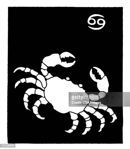 cancer - crab stock illustrations