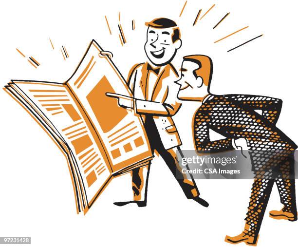 sharing ideas - ecstatic stock illustrations