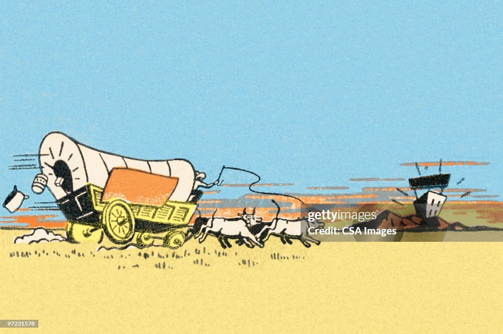 Covered wagon