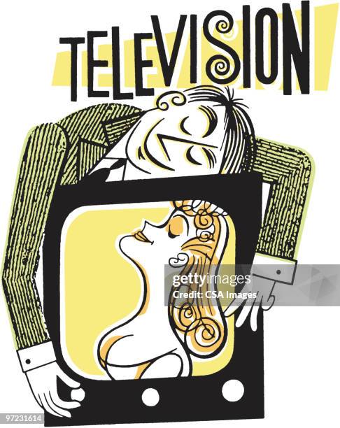 television - schauspielerin stock-grafiken, -clipart, -cartoons und -symbole