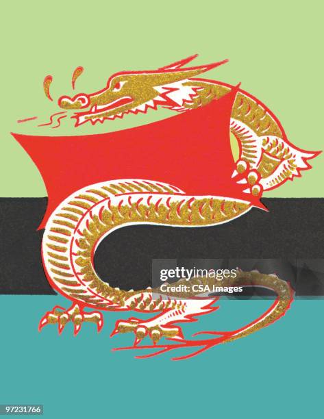 pagoda - dragon stock illustrations