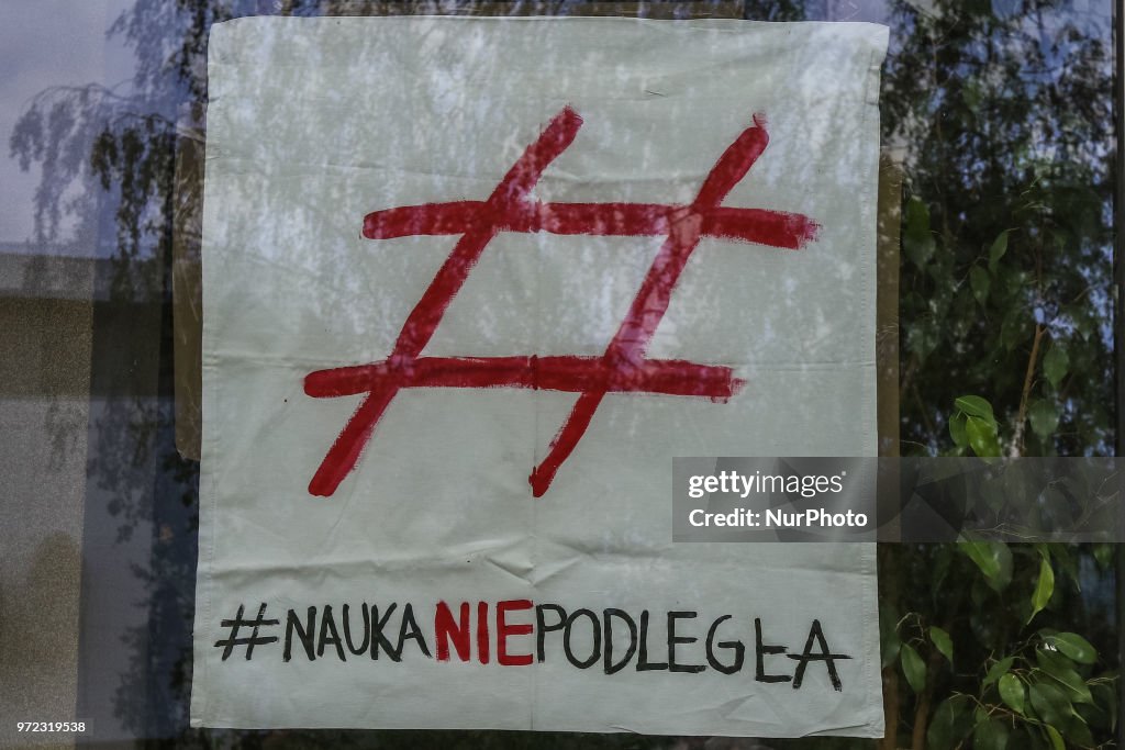 Polish Students Protest Against Minister Gowin's Education Reform