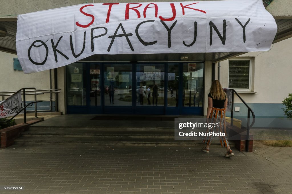 Polish Students Protest Against Minister Gowin's Education Reform