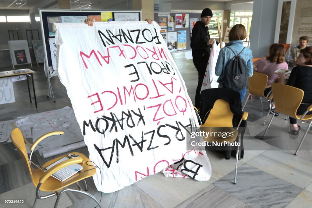 Polish Students Protest Against Minister Gowin's Education Reform