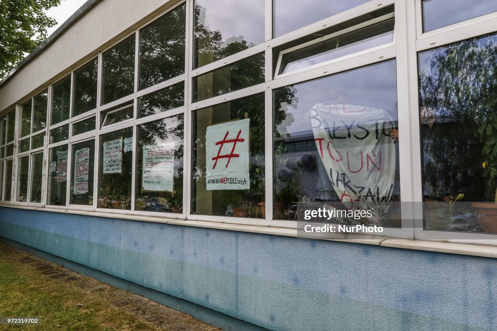 Polish Students Protest Against Minister Gowin's Education Reform