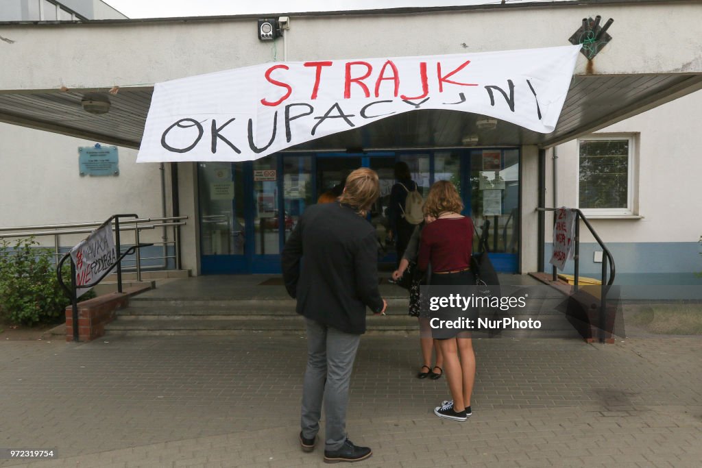 Polish Students Protest Against Minister Gowin's Education Reform
