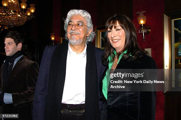 Anjelica Huston and husband Robert Graham are on hand at the Ziegfeld Theater for the world premiere of "The Life Aquatic With Steve Zissou." She...