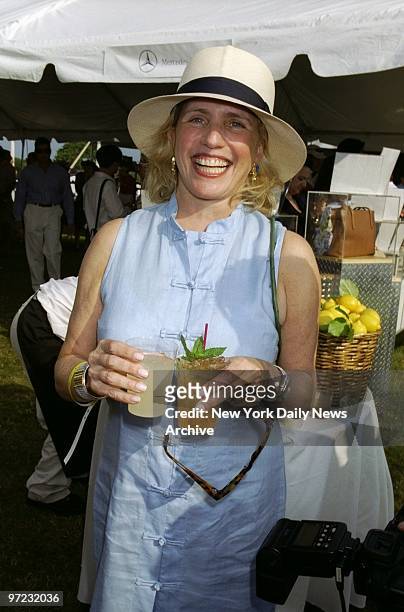 Ann Barish is on hand for the Mercedes-Benz Polo Challenge in Bridgehampton, L.I.