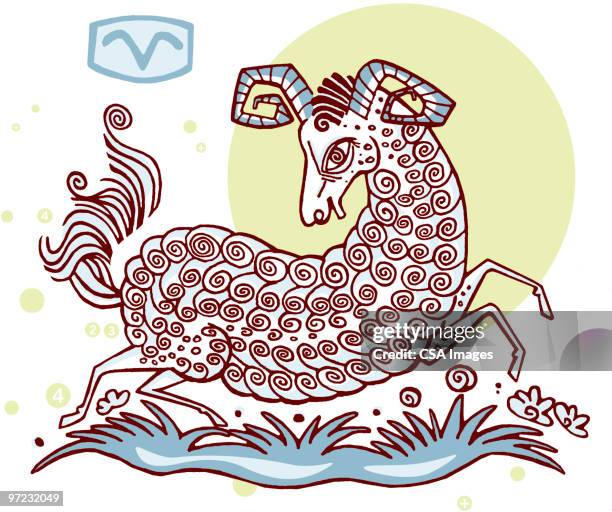 aries - aries stock illustrations