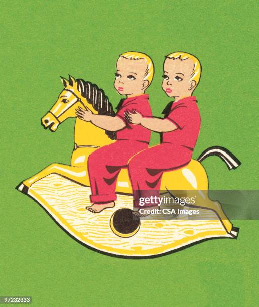 507 Twins Illustrations - Getty Images