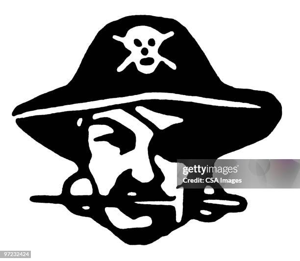 pirate - criminal offense stock illustrations