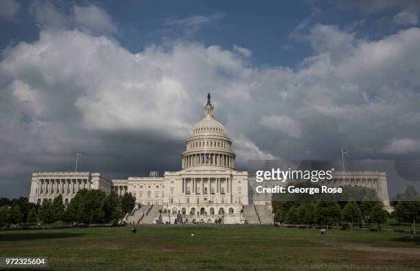 The Capitol Building is viewed on June 6, 2018 in Washington, D.C. The nation's capital, the sixth largest metropolitan area in the country, draws...