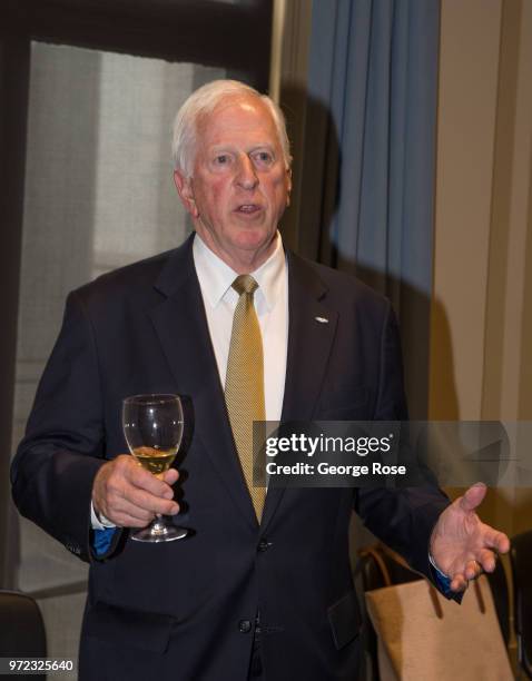 Congressman Mike Thompson hosts a Congressional Wine Caucus event at the Capitol on June 6, 2018 in Washington, D.C. The nation's capital, the sixth...