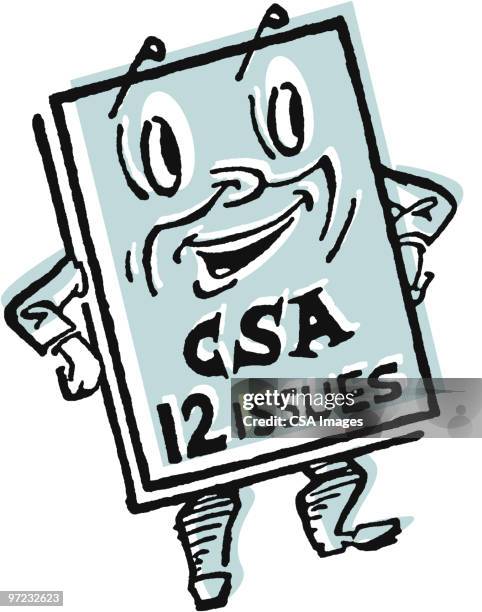 csa 12 issues - pamphlet stock illustrations