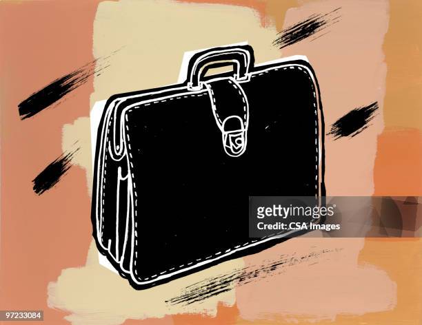 briefcase - luggage stock illustrations