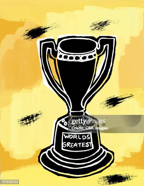 trophy - trophy award lnb basketball stock illustrations