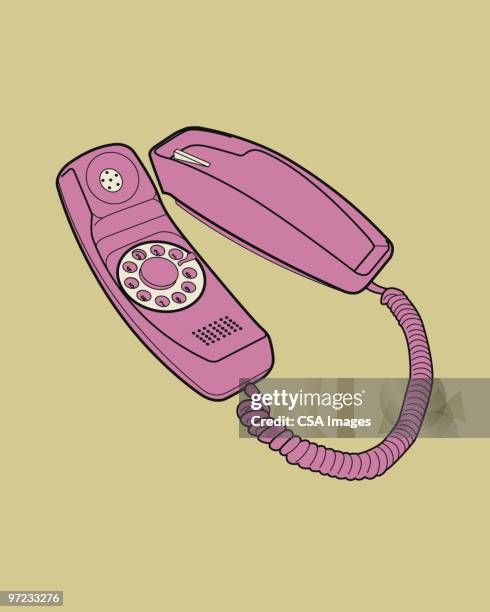 telephone - telephone dial stock illustrations